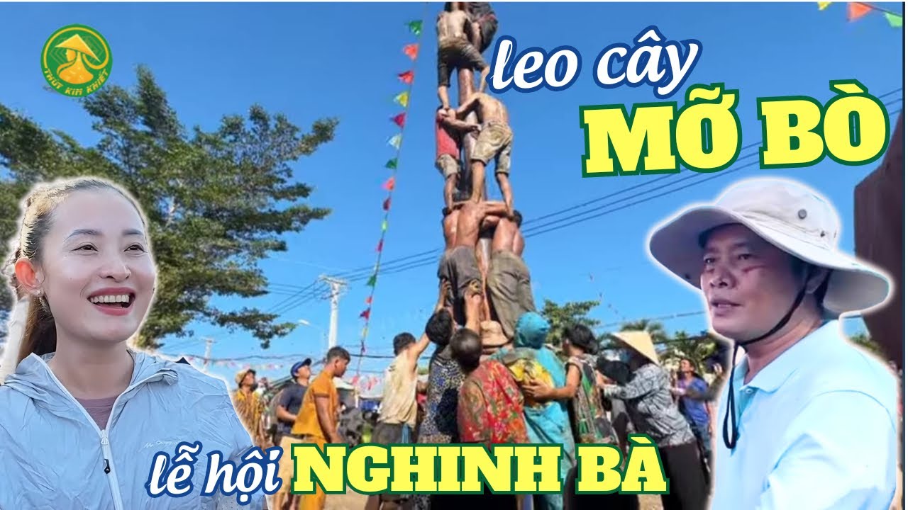 Hàng ngàn ngư dân Cần Giờ tham gia lễ hội cùng trò chơi Leo cây MỠ BÒ, đập Heo đất vui quá vui.