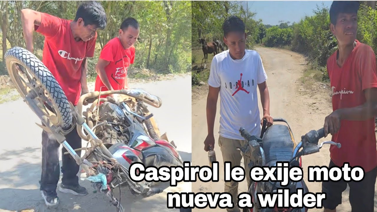 Caspirol le exije moto nueva a wilder//Esto no puede seguir pasando en el canal🤬