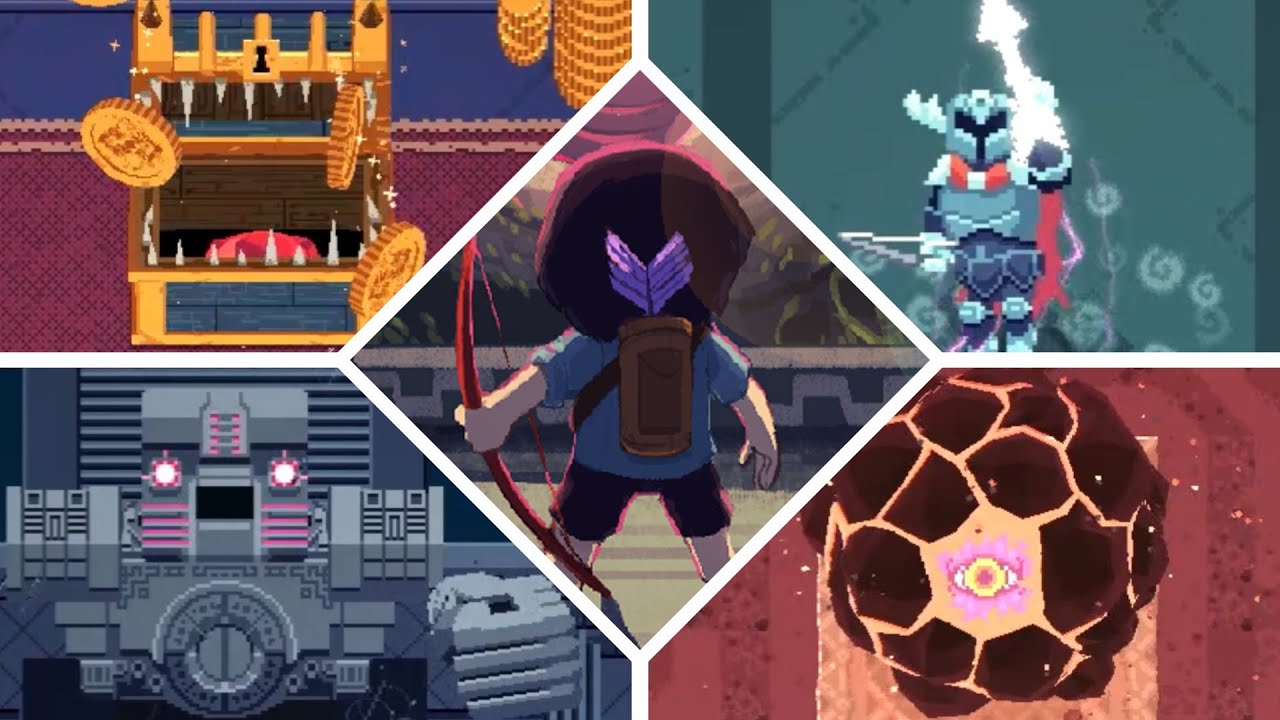 Titan Souls - All Bosses + Ending (+Secret Final Boss)