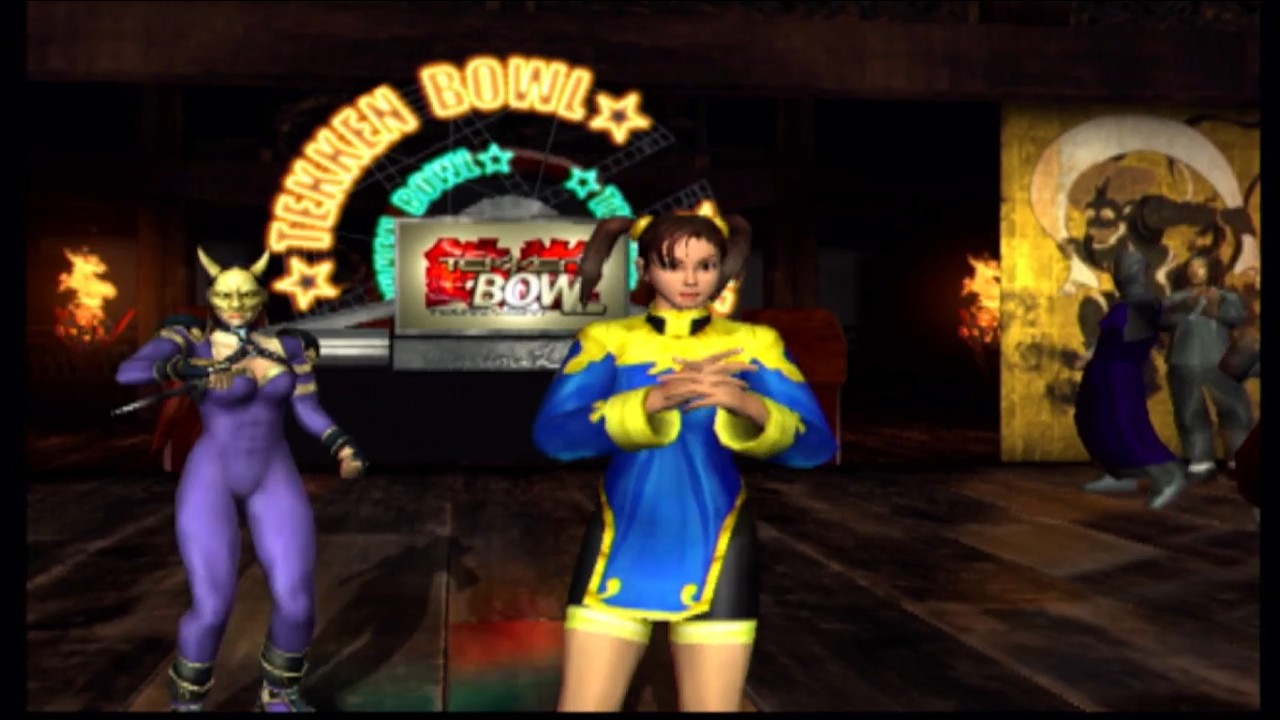 Tekken tag tournament (PS2) xiaoyu (4P outfit) & kunimitsu (3P outfit) (tekken bowl)