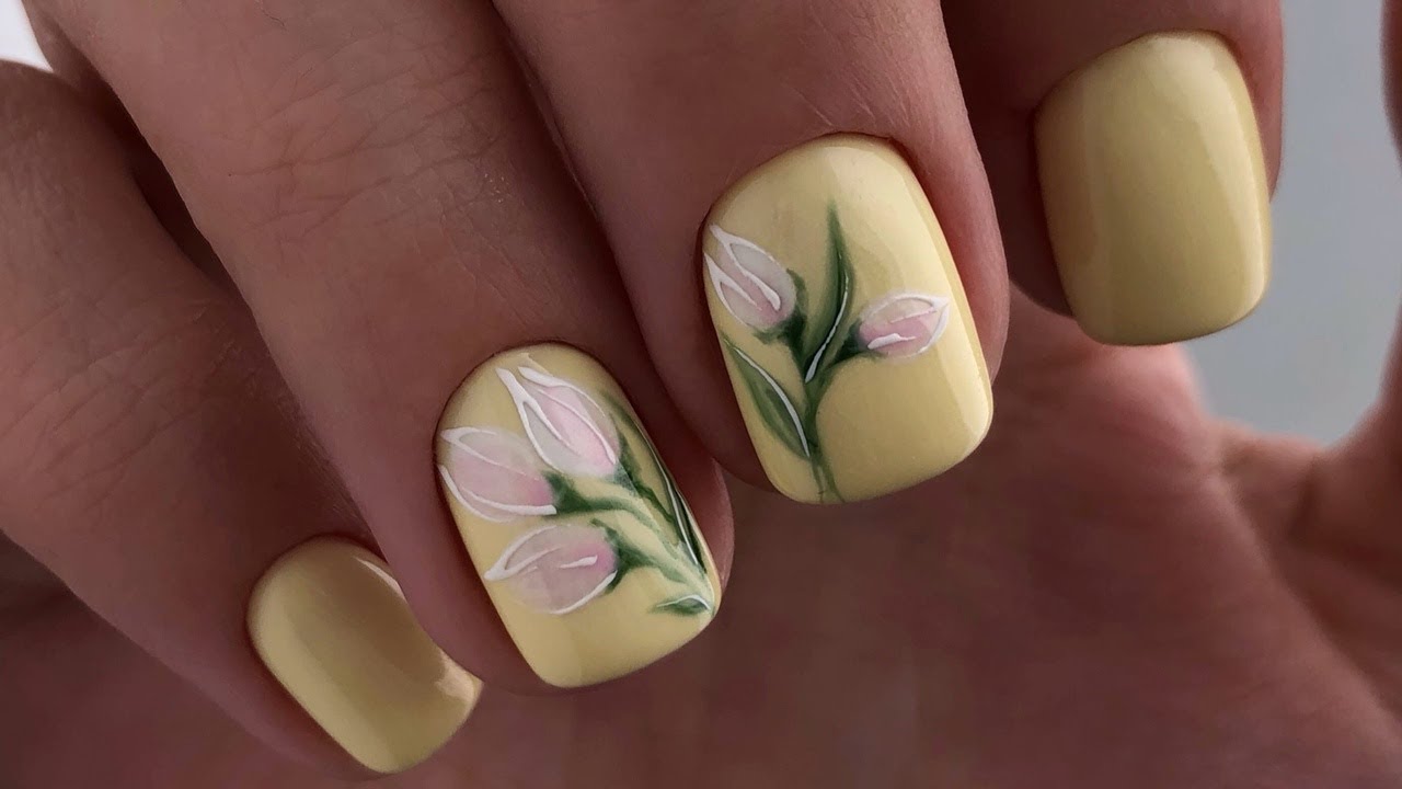 Весенний простой дизайн | Яркие новинки от Patrisa Nail | Укрепление свободного края