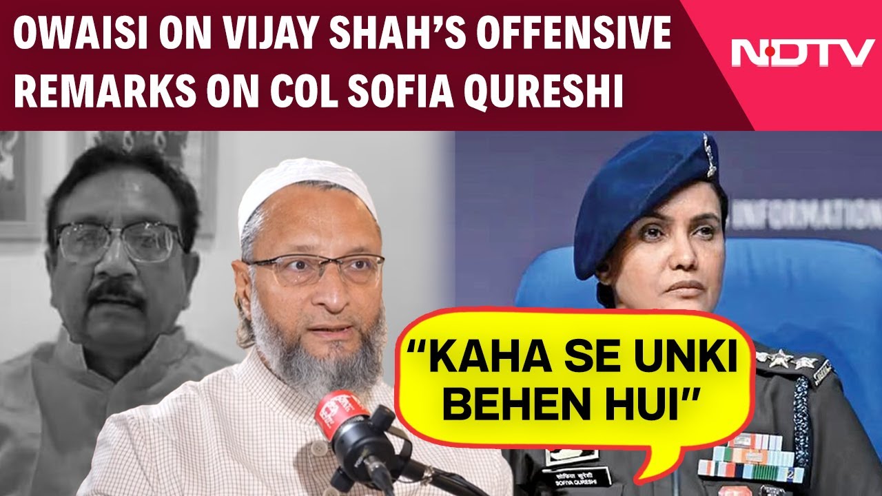 Asaduddin Owaisi Interview | Owaisi On Vijay Shah's Remarks On Col Sofia Qureshi: 