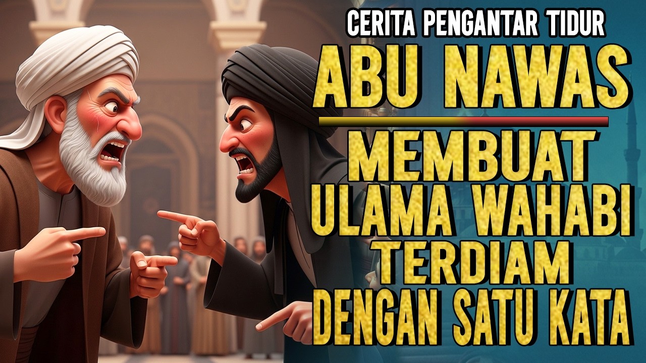ABU NAWAS MEMBUNGKAM ULAMA WAHABI DENGAN KATA KATA CERDIKNYA || DONGENG SEBELUM TIDUR