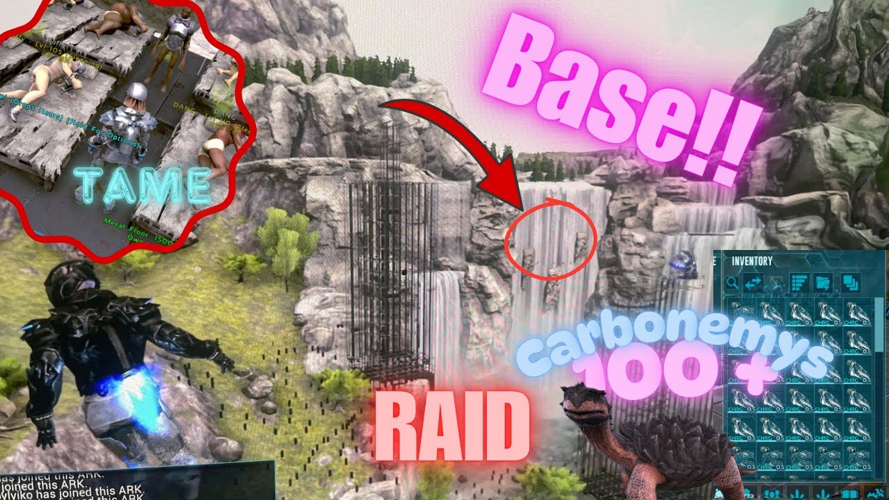 Ark Ultimate Mobile] Server OFFlcial PvP |  Raid -6 Base  (tribe Not Me) 🔥