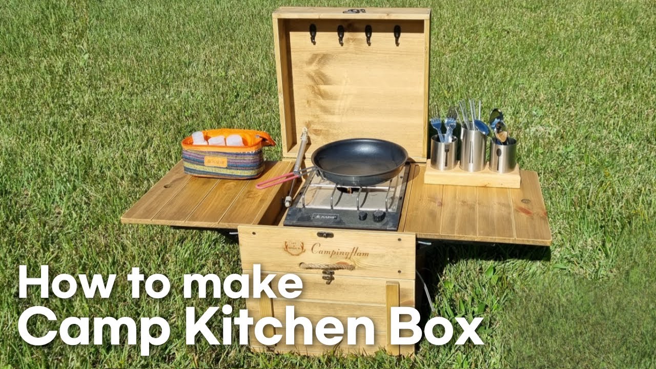 [DIY] 캠핑 키친박스 만들기 / camp kichen box /chuck box / woodworking