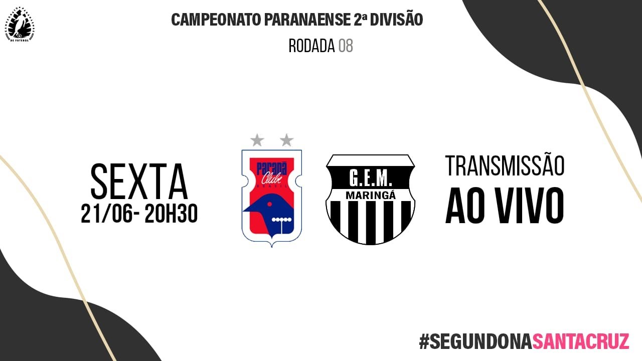 SEGUNDONA SANTA CRUZ | Paraná Clube x Grêmio Maringá - 8ª Rodada