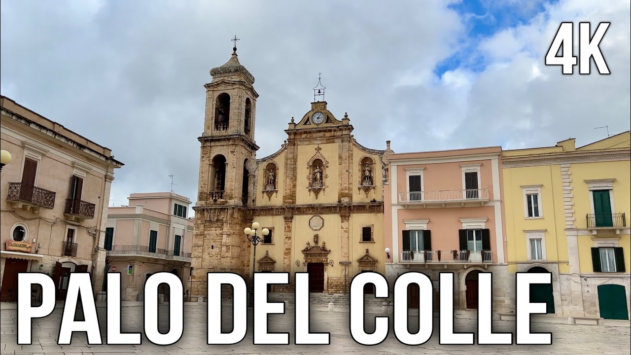 [4k] Italy Walking Tour 🇮🇹 PALO DEL COLLE
