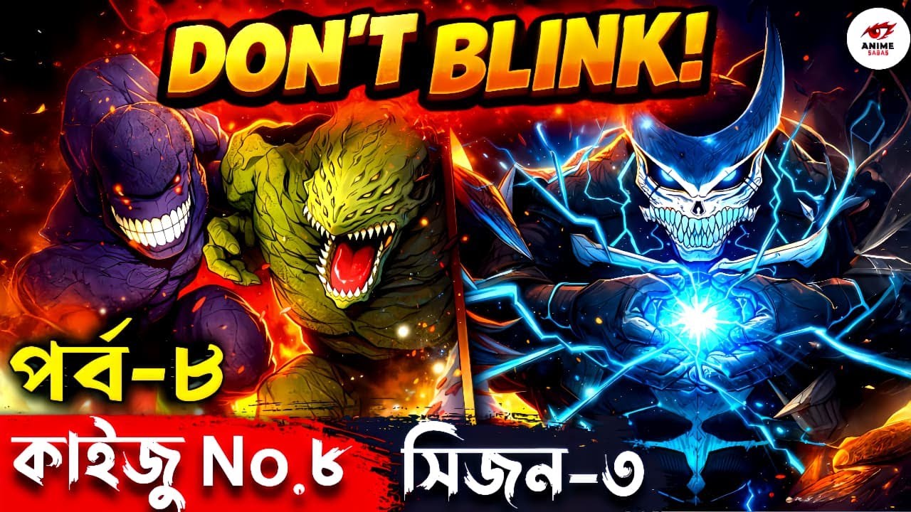 Kaiju No 8 Season 3 Episode 8 Explained in Bangla | কাইজু আবার তাণ্ডব শুরু করলো!