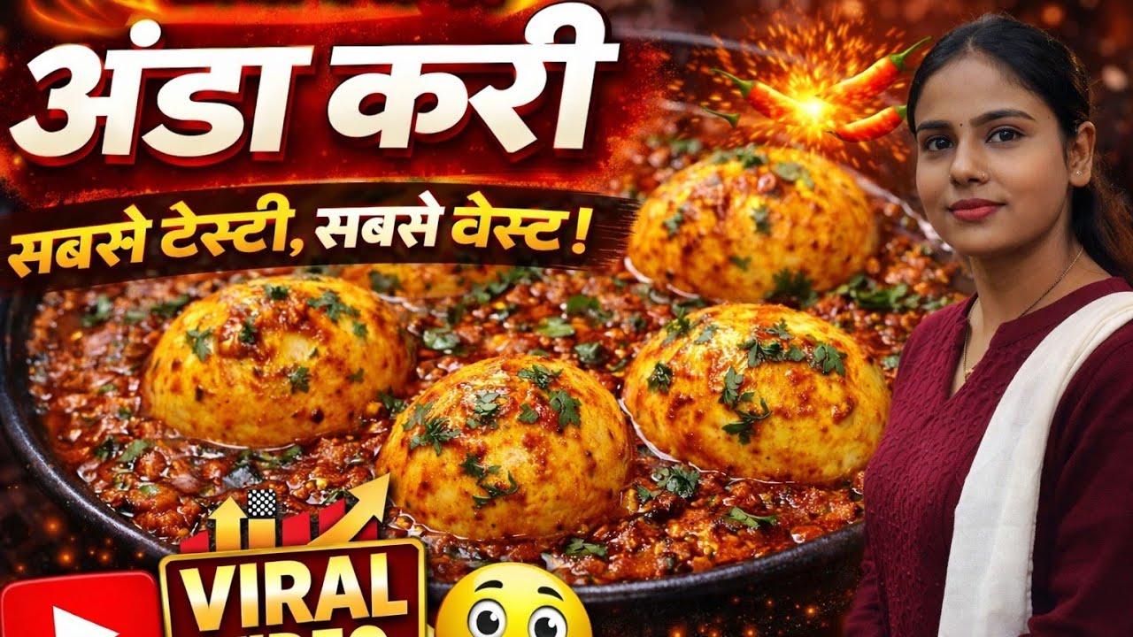 होटल जैसी अंडा करी घर पर बनाने का सबसे आसान तरीका | Anda Curry Masala