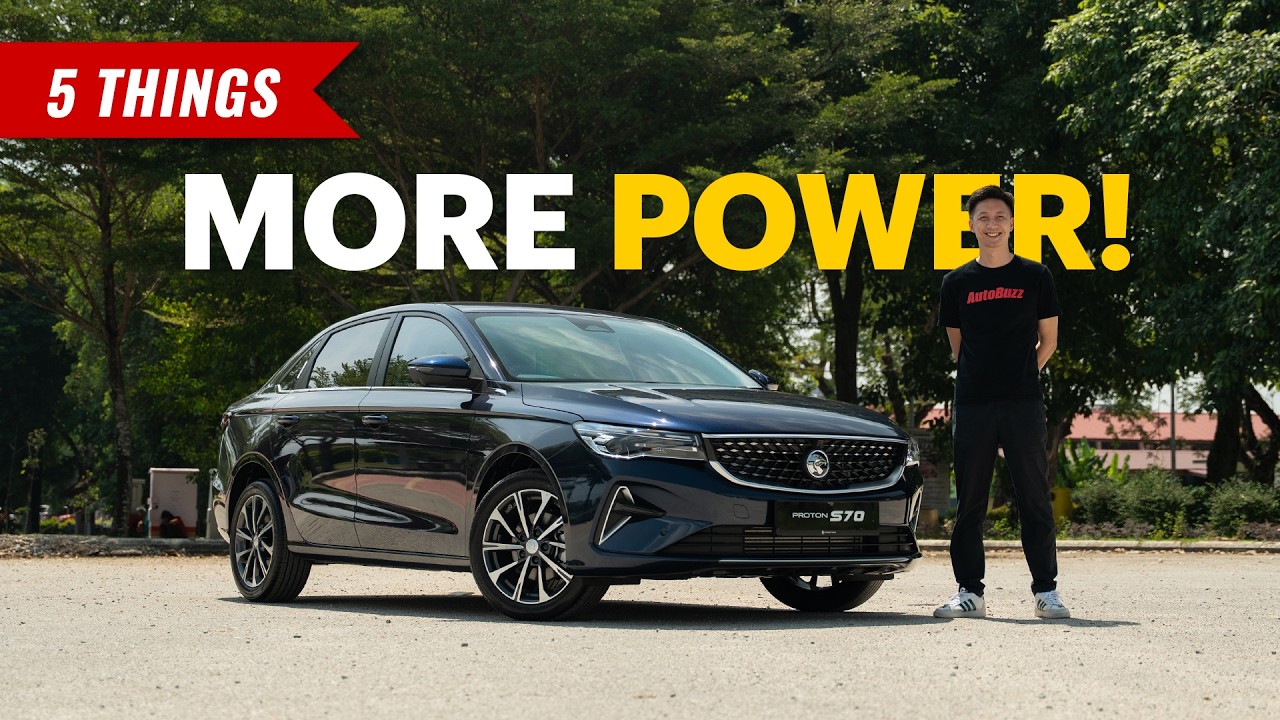 2026 Proton S70 MC1 1.5 Turbo 4 cylinder with more power from RM73k! - AutoBuzz