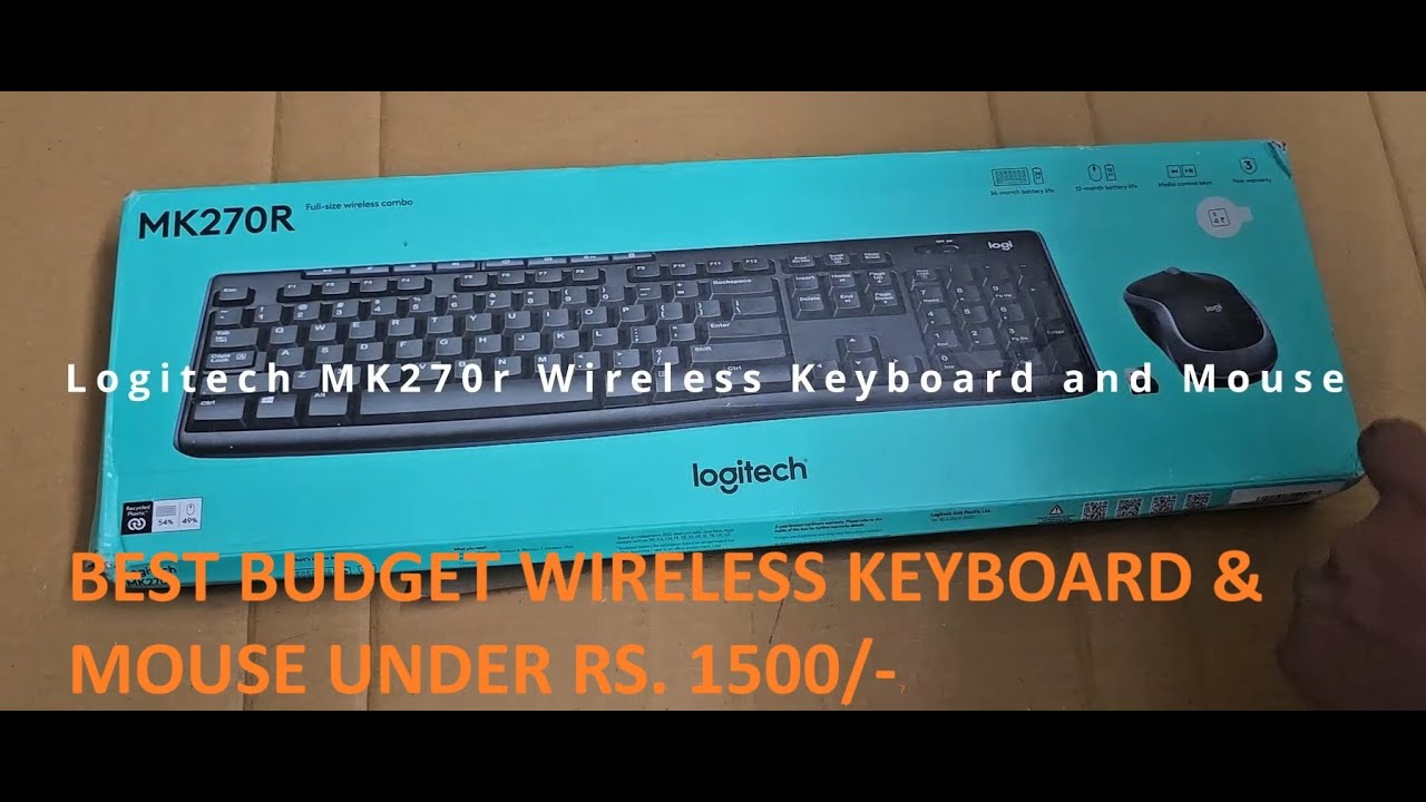 Best Budget Wireless Keyboard And Mouse? - Logitech MK270r Wireless Keyboard and Mouse