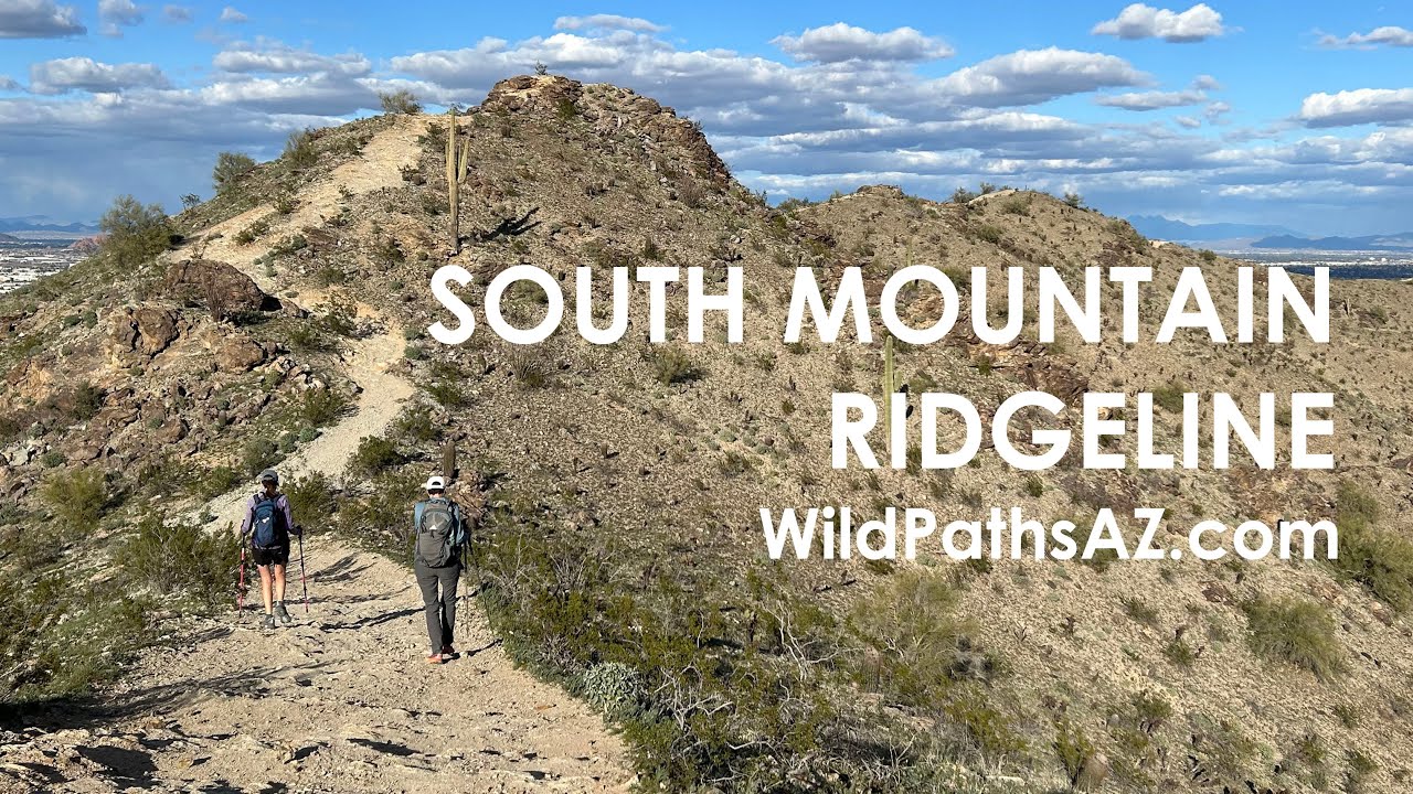 Hike the backbone of South Mountain in Phoenix with stops at Fat Man's Pass and a natural tunnel