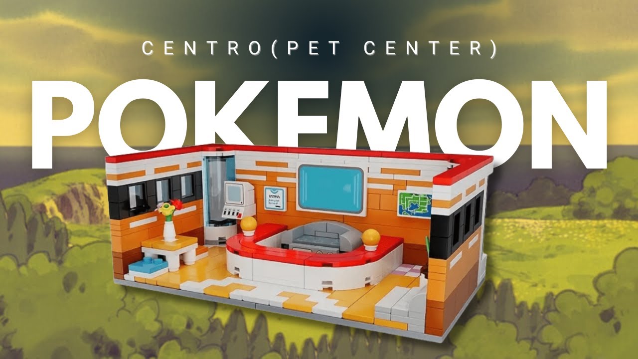 Pokemon Center / Centro Pokemon Unboxing unofficial set #lego #pokemoncenter #pokemon