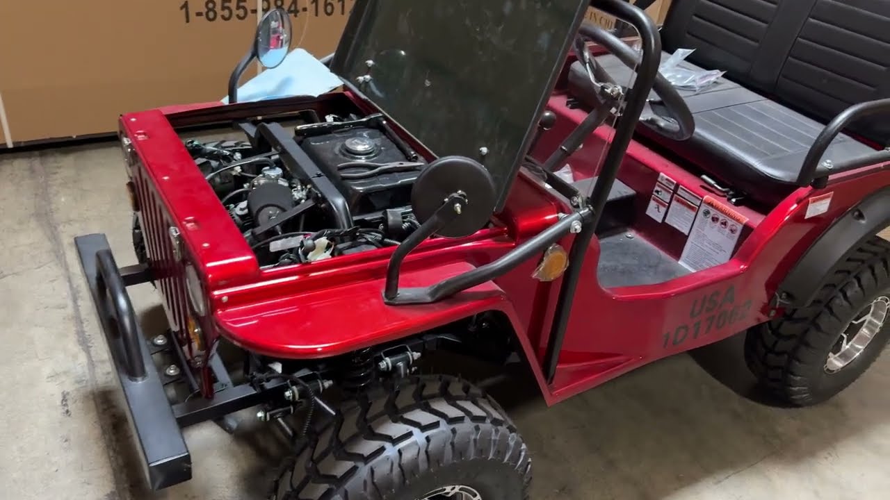 Mini Jeep with the Motor in the Front Carburetor Swap | Venom Motorsports