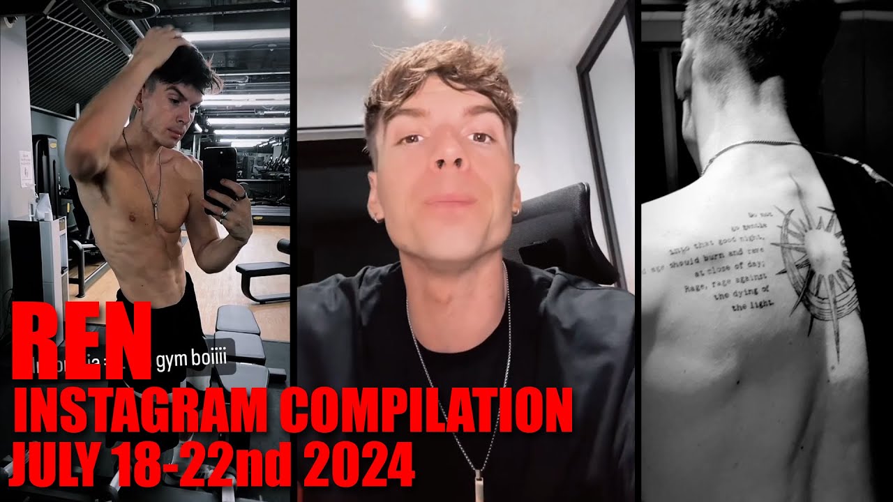 @RenMakesMusic Instagram Compilation July 18-22nd 2024 Secret Garden Party Rehearsal and More