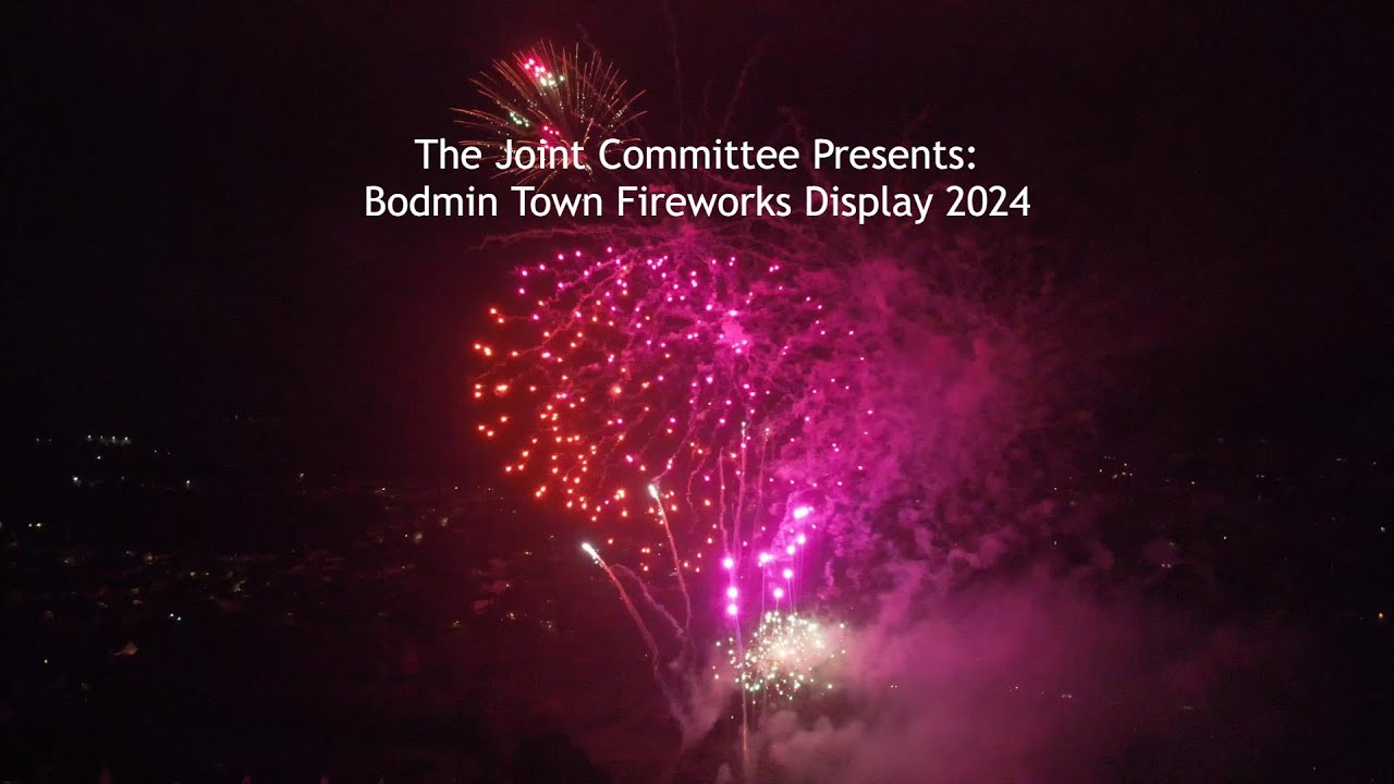 Bodmin Fireworks Display 2024 4K - Full Video