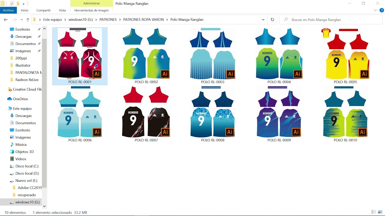 FULL PATRONES - PLANTILLAS JERSEY, PLAYERAS, LEGGINS, FUTBOL PARA LA INDUSTRIA TEXTIL 👕
