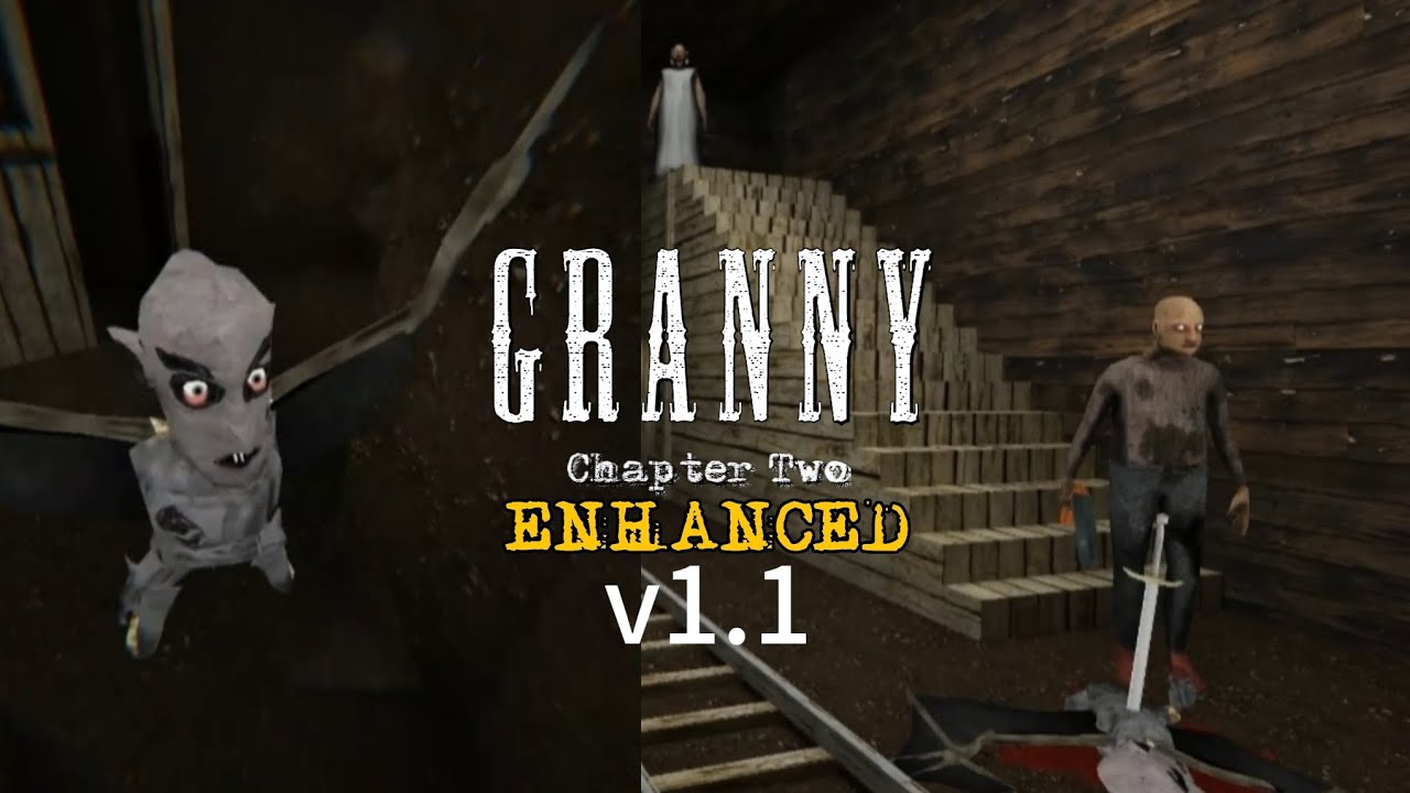 Granny 2 Enhanced v1.1 New Enemy Little Vampire New Minecart Escape!