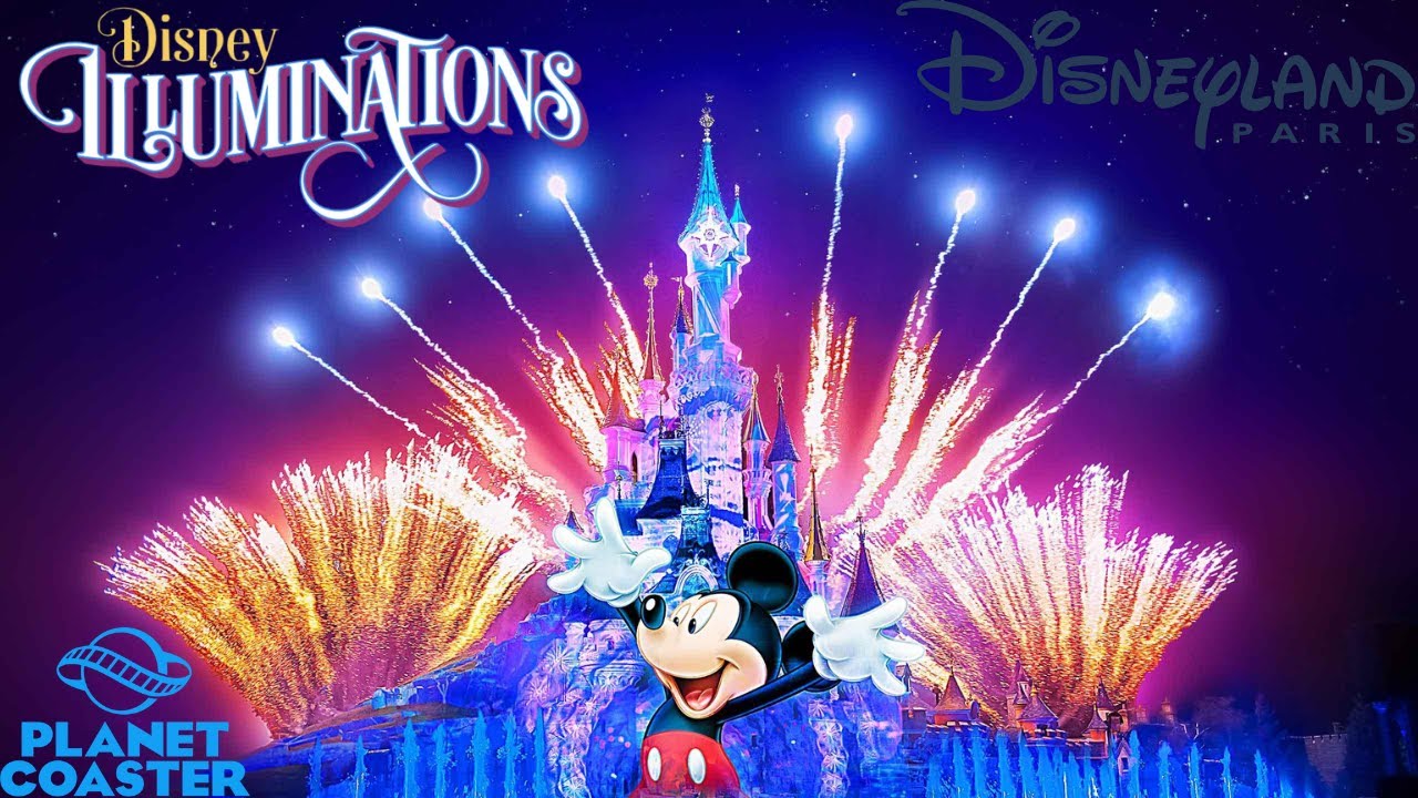 Planet Coaster Show - Disney illuminations