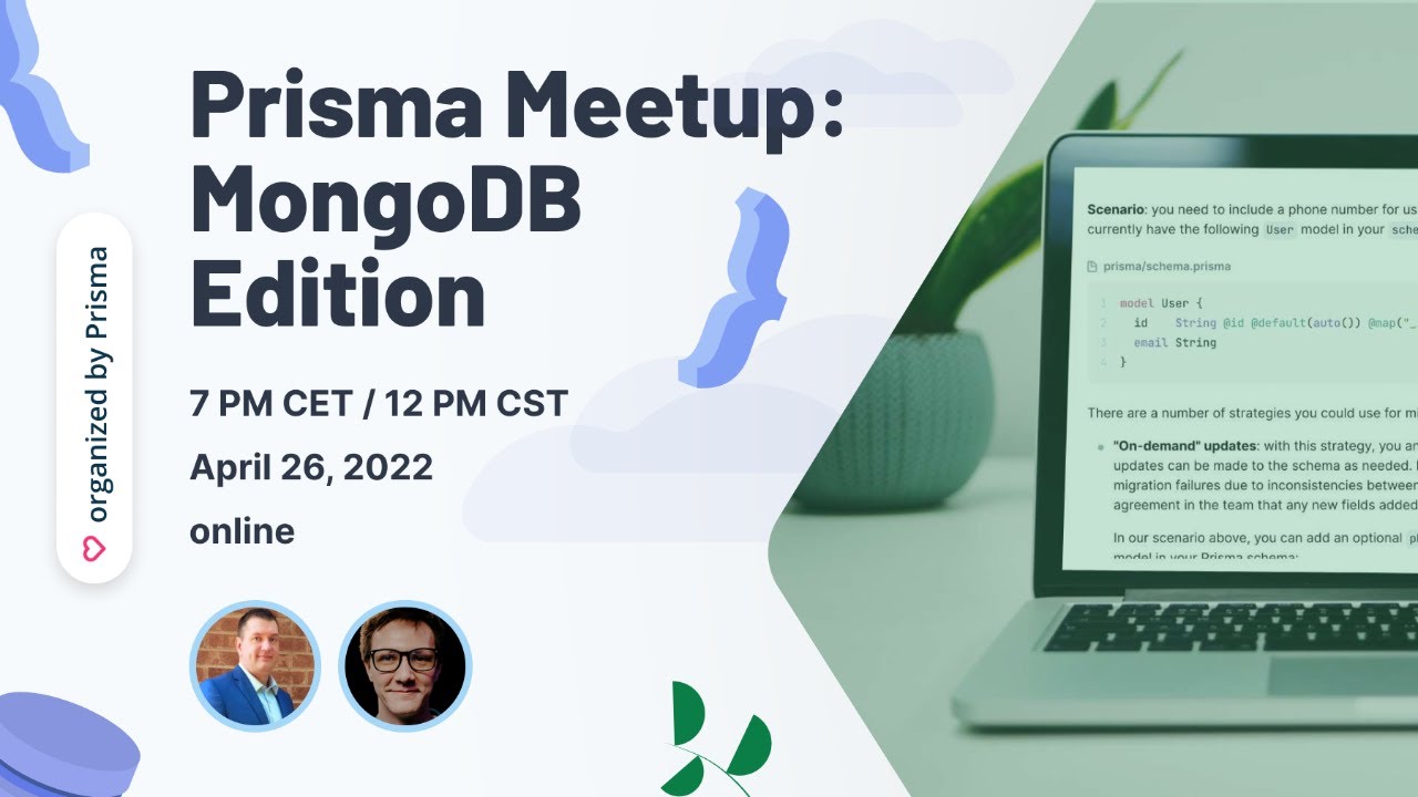 Prisma Meetup: MongoDB Edition + a raffle! 🎁