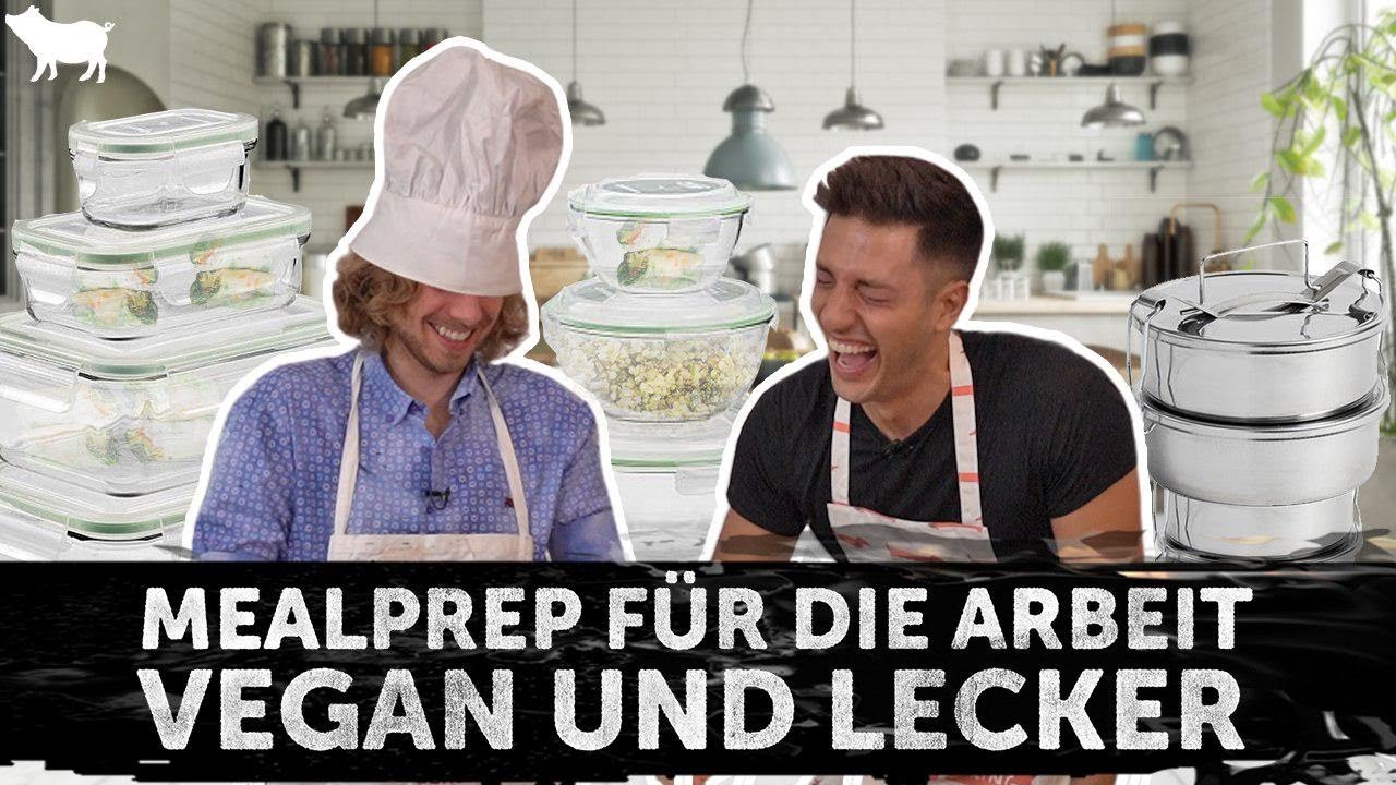 Meal Prep für die Mittagspause - 3 schnelle, vegane Rezepte