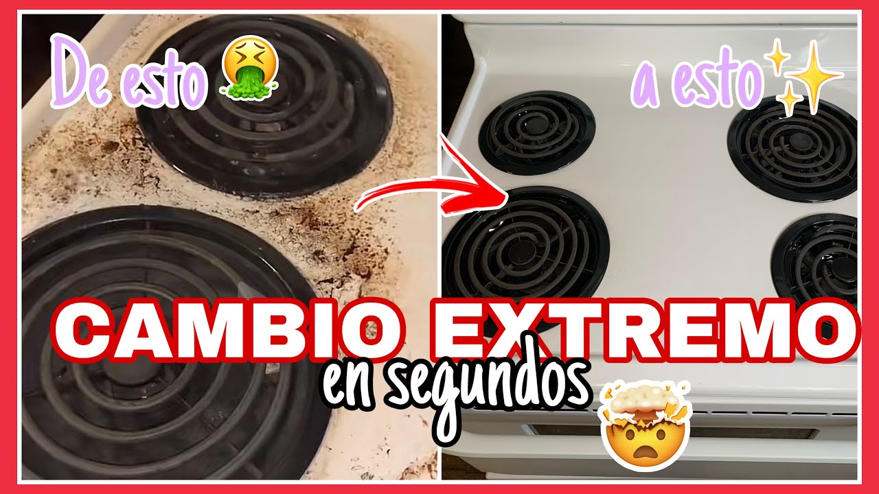 LIMPIEZA EXTREMA DE ESTUFA ELECTRICA | LIMPIA CONMIGO! 🧼🧽