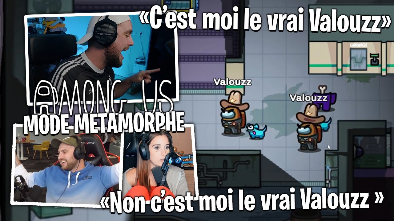 On peut prendre l'apparence de qui on veut avec le mode Métamorphe sur Among us (c'est trop marrant)