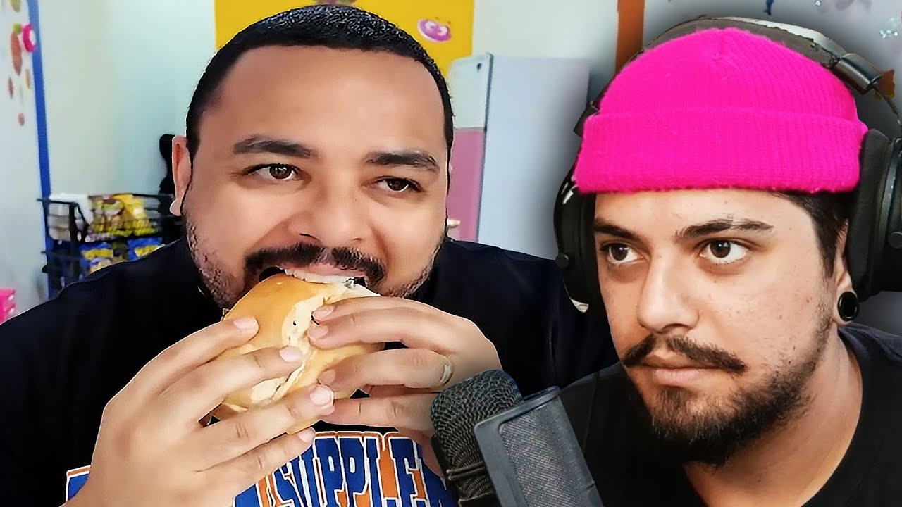 Comendo um grego