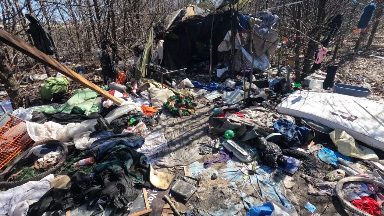 Inside Tulsa’s 100-Acre Homeless Tent City: Exploring the 100-Acre Tent Community