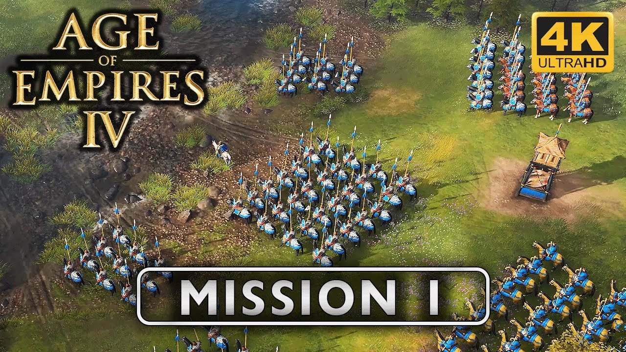 〈4K〉Age of Empires IV The Mongol Empire: Mission 1 - Walkthrough - No Commentary GamePlay
