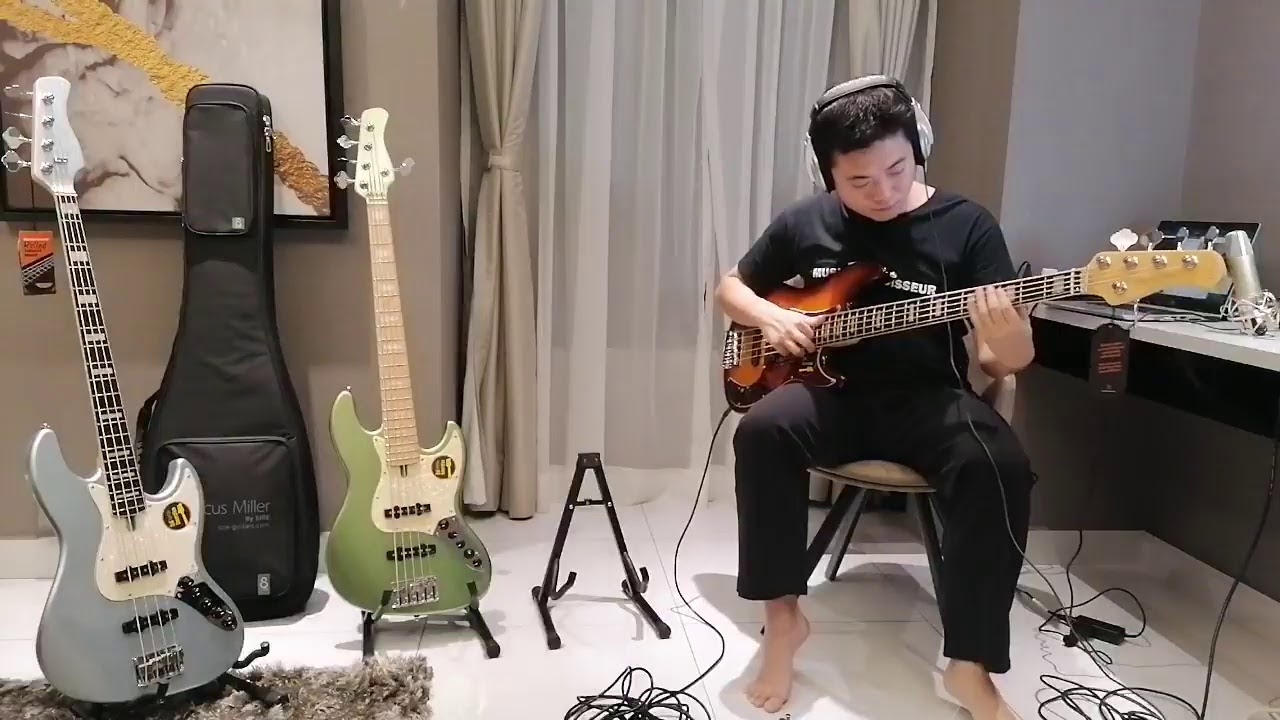 Music Connoisseur #JamAtHome Live with Sire Marcus Miller Bass Guitars