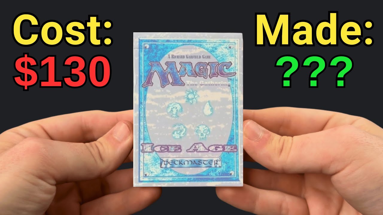 Opening an Ice Age Starter Deck from 1995