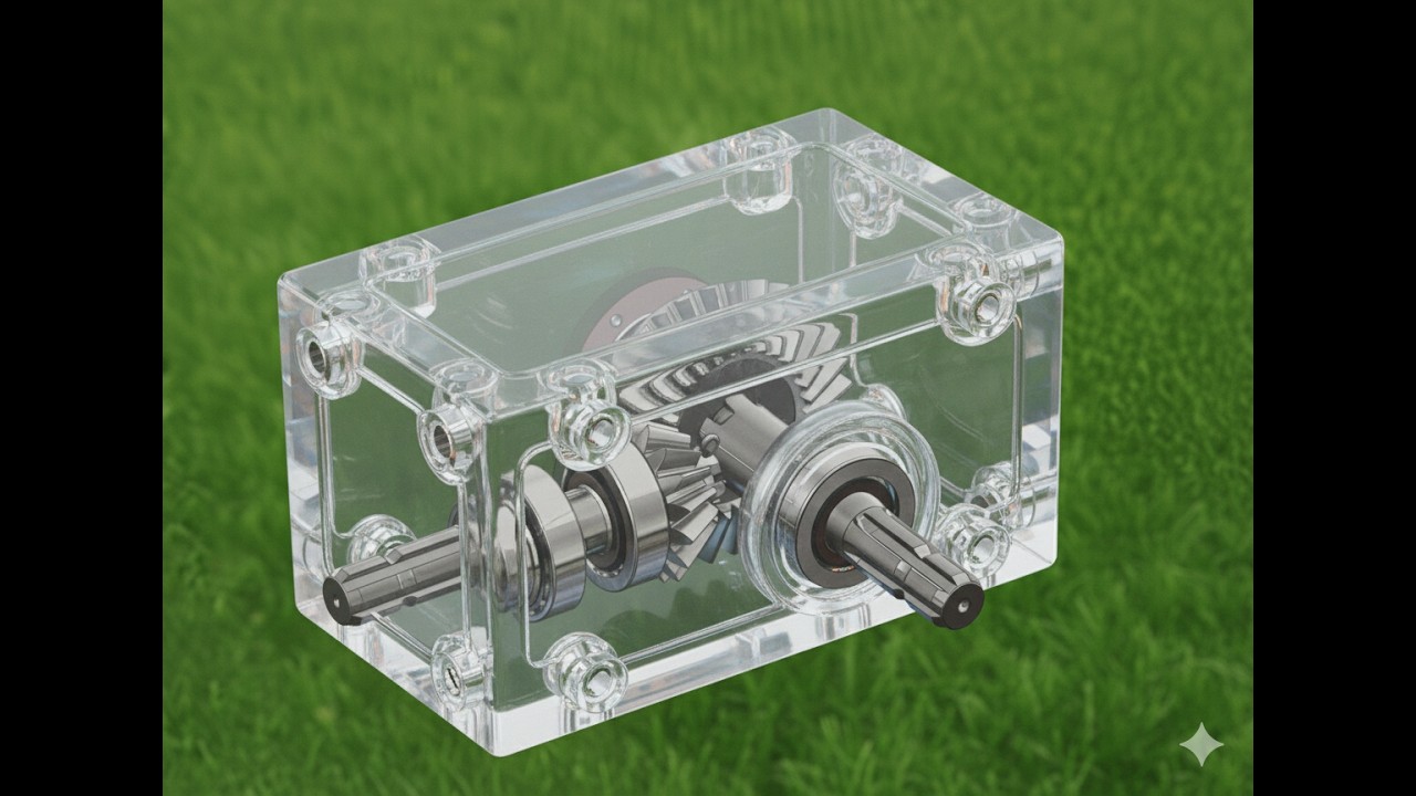 90 Degree Gearbox making Creative tool world