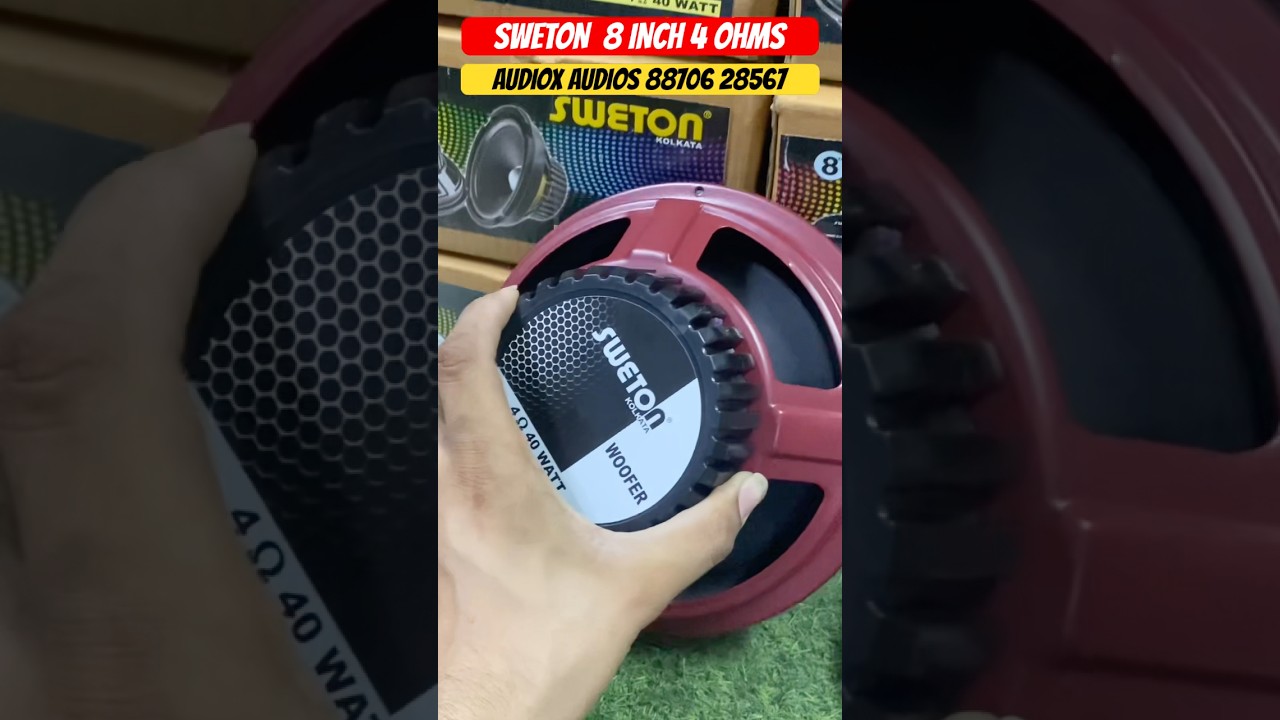 8 INCH 4 OHM. SWETON STOCK AVAILABLE 