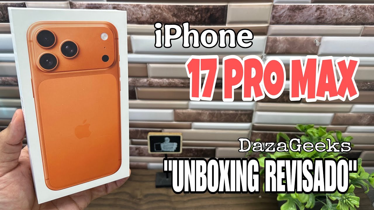 iPhone 17 Pro Max NARANJA CÓSMICO | UNBOXING y REVISADO 