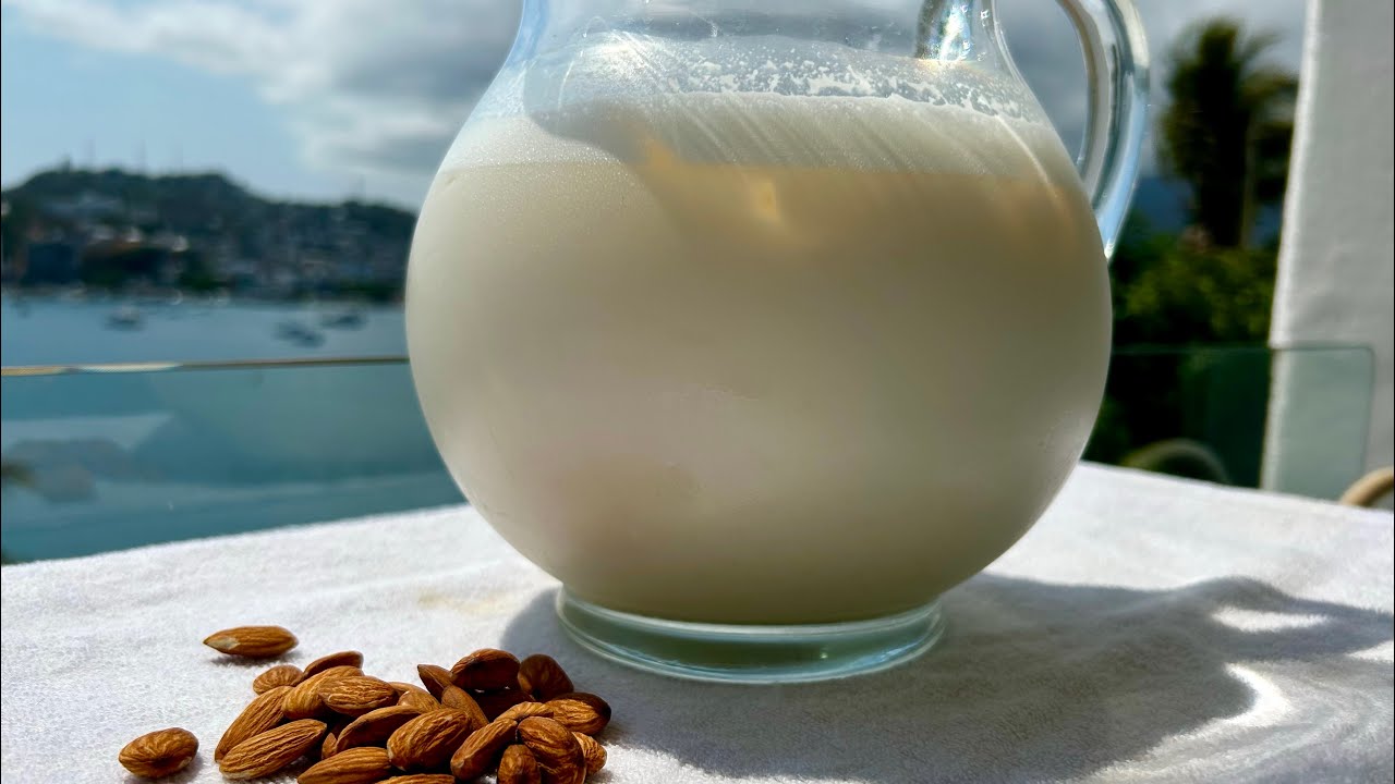 LA MÁS RICA AGUA FRESCA DE ALMENDRAS TOSTADAS, REFRESCANTE Y CREMOSITA