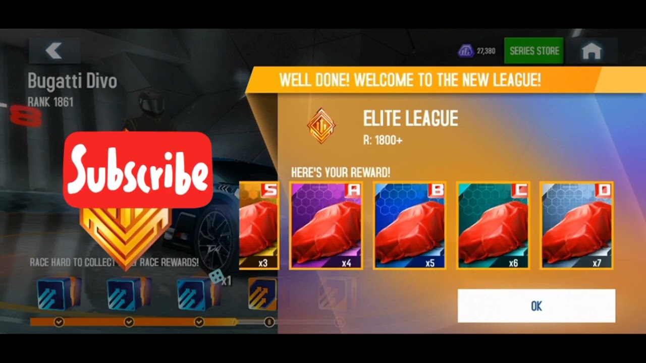 Claiming Gauntlet and Elite League Rewards | Asphalt 8