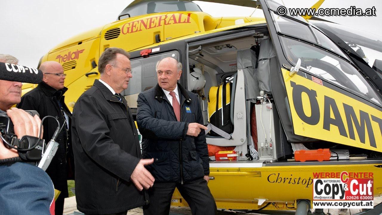 24. 11. 2014 - Besuch des ÖAMTC Rettungshubschraubers in Wr. Neustadt - CCM-TV.at