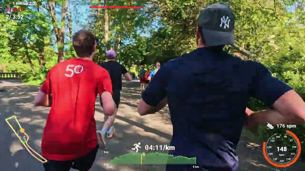 Running at the Fulham Palace Parkrun 5k - Virtual run