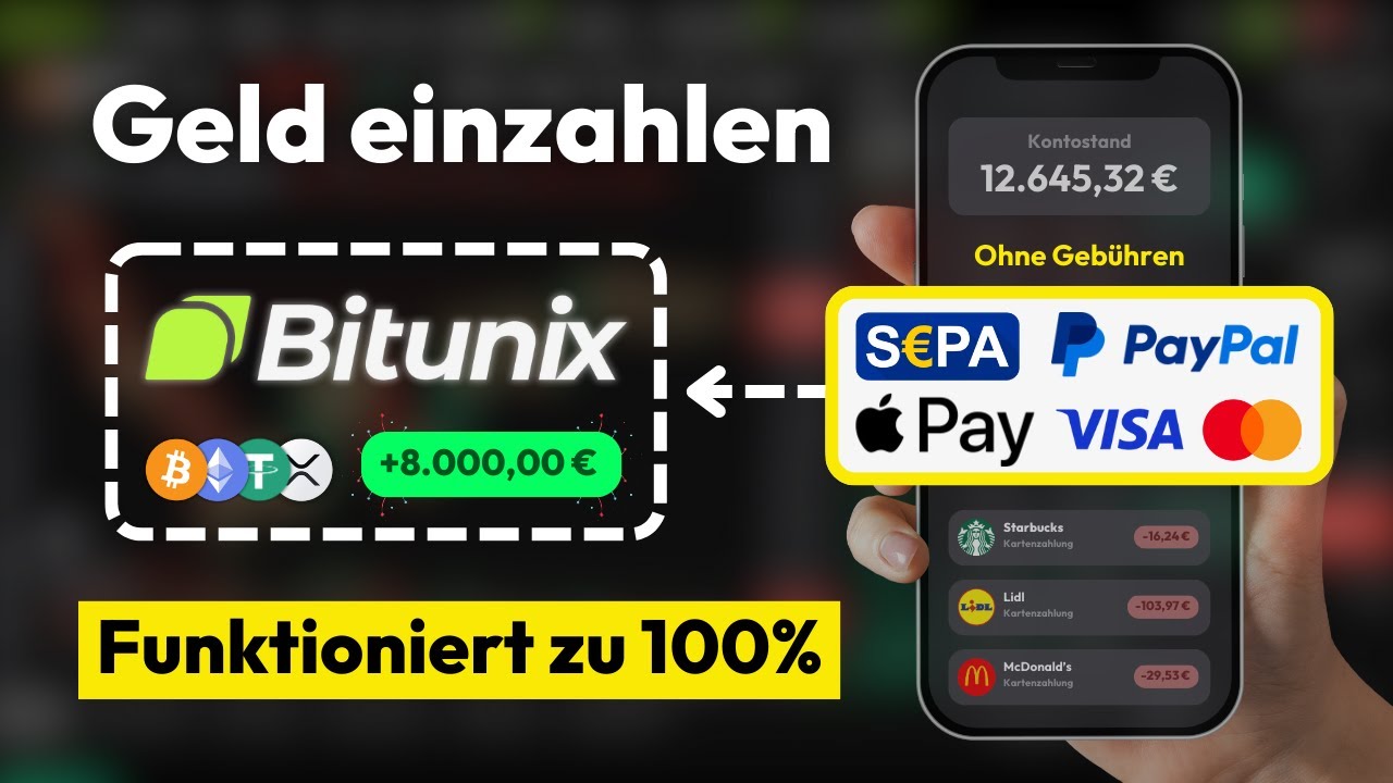 Euro einzahlen auf Bitunix ✅ Euro Einzahlung Anleitung (Schritt f&uuml;r Schritt)