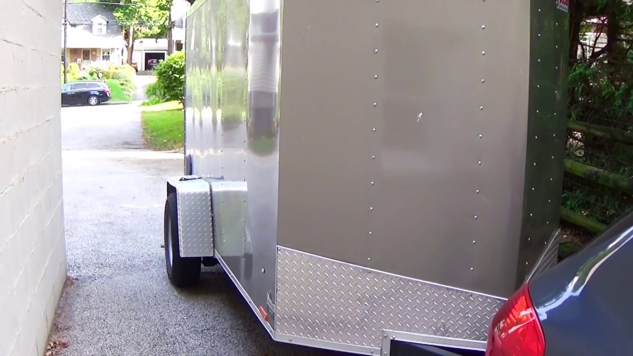 Pace Outback DLX V Nose 5x10 Covered Cargo Trailer | REVIEW