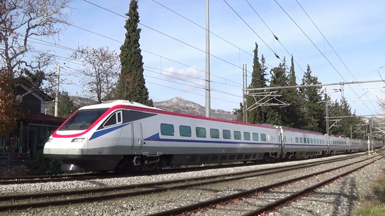 🇬🇷 HELLENIC TRAIN InterCity trains at Afidnes