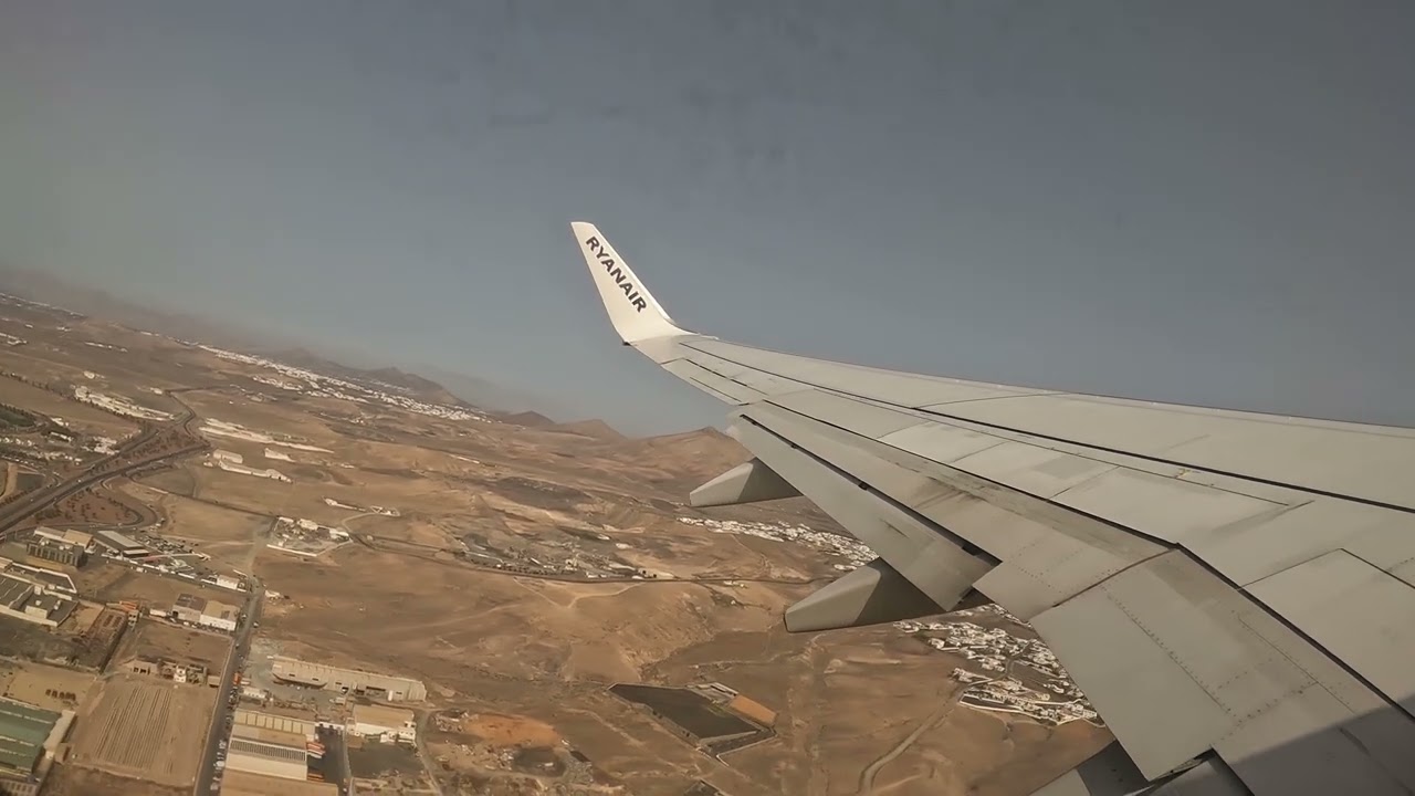 Takeoff Lanzarote Airport (ACE) Arrecife Spain