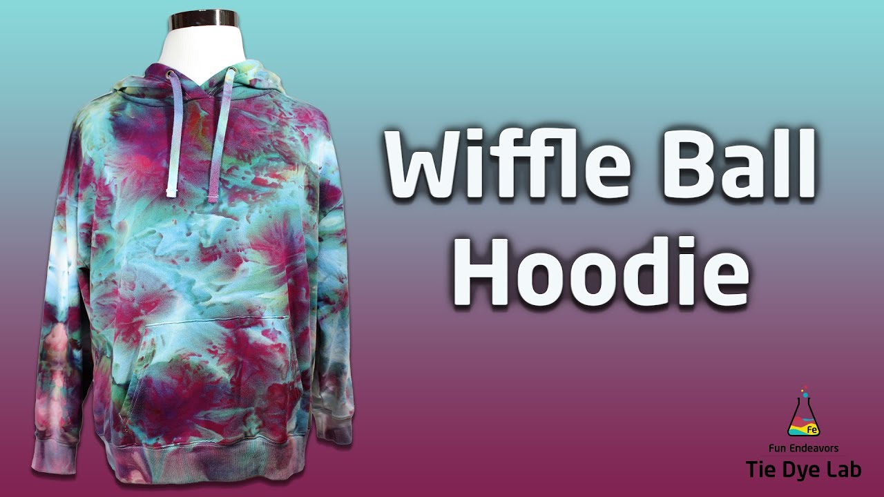 Tie Dye Designs : Wiffle Ball Hoodie [Tall Deep Scrunches]