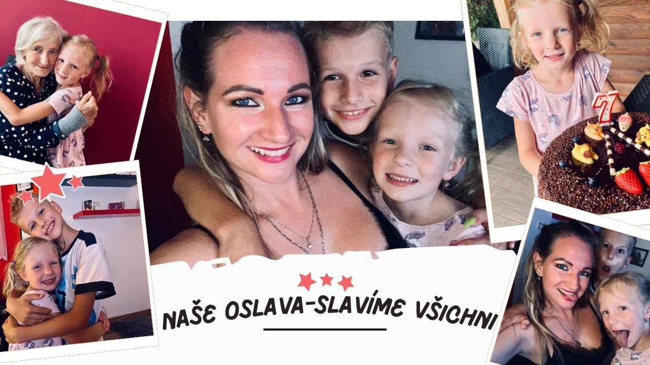 Naše oslava 🎈 - od rána přípravy 🎂, děti se těší 🎁, užili jsme si to…
