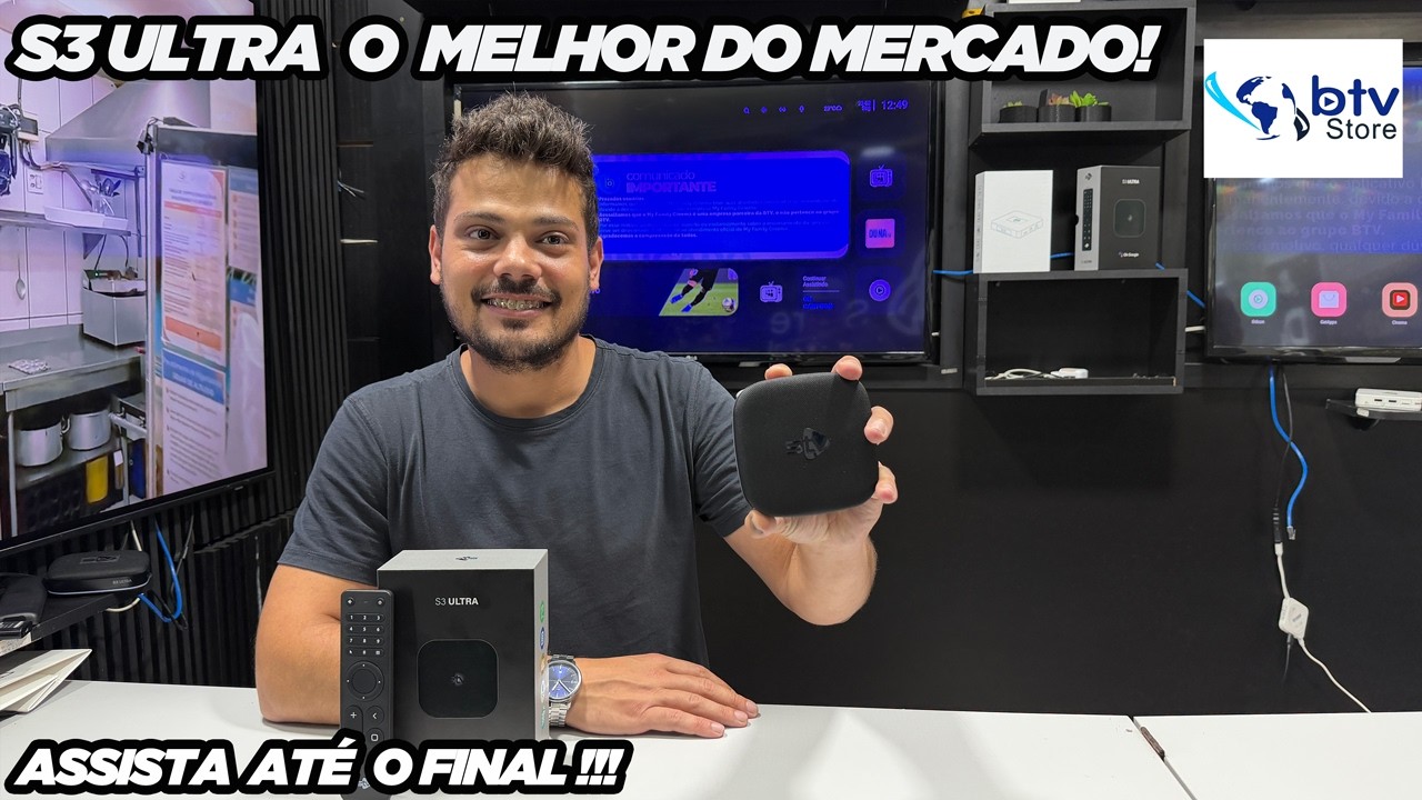 S3 ULTRA O MELHOR APARELHO DO MERCADO! BTV STORE!
