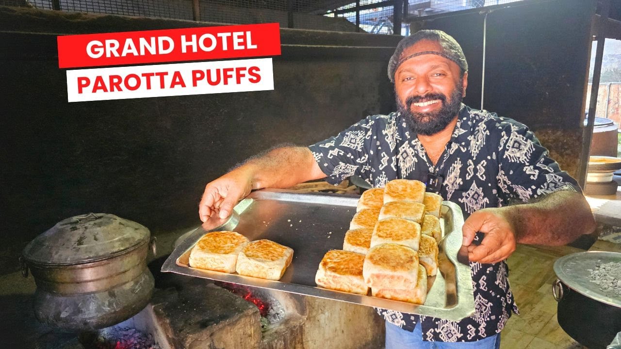 ഈ പഫ്‌സ് കേരളത്തിൽ വേറെ ഒരിടത്തും കിട്ടില്ല! Grand Hotel Aluva for Parotta Puff + Parotta and Mutton