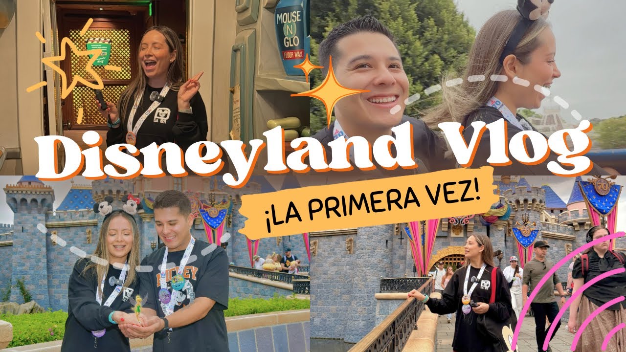 VLOG: Primera vez en DISNEYLAND y nos perdimos! | Atracciones, Fantasmic! Y más | Dani Angel