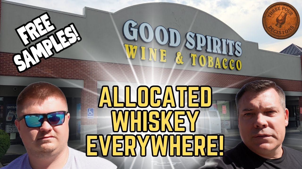 Bourbon Hunt at Good Spirits. Allocated Bottles, Gift Sets & Free Samples!