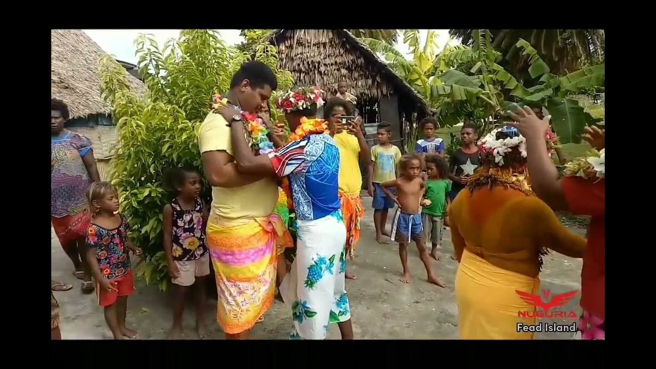 Bonie and Phill_Traditional Wedding at Nuguria, Fead Island way. Bougainville Region, PNG.